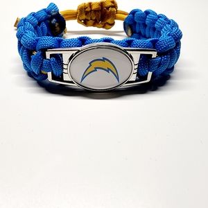 Los Angeles Chargers Adjustable Charm Bracelet Wristband